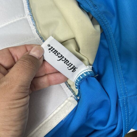 MIRACLESUIT Rialto Swimsuit Size 14 Slimming Shaper Ruched Blue Tummy Control - Picture 11 of 16